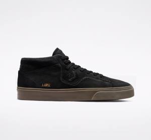 Tenis Para Montar Tabla Converse CONS Louie Lopez Pro Nubuck Cuero Tenis Negras Marrones Claro | CV-230LAO