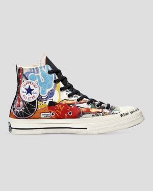 Zapatillas Altas Converse Chuck 70 Beat The World Tenis Multicolor | CV-427MYT