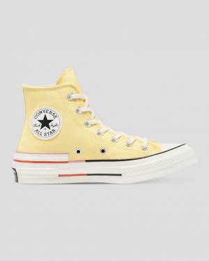 Zapatillas Altas Converse Chuck 70 Colour Block Tenis Amarillo | CV-203QMZ