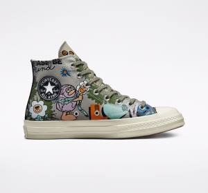 Zapatillas Altas Converse Chuck 70 Floral Tenis Multicolor | CV-081RWD