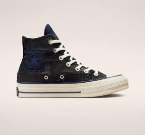 Zapatillas Altas Converse Chuck 70 It's Possible Tenis Negras Azul Marino | CV-074BXG