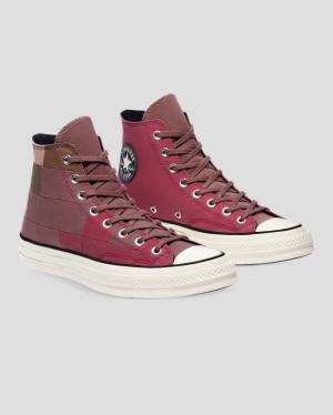 Zapatillas Altas Converse Chuck 70 Natural Dye Tenis Burdeos | CV-768QSN