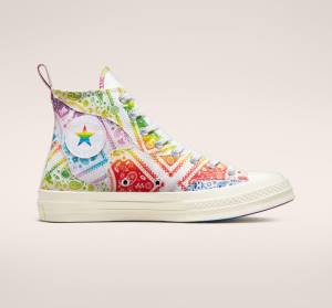 Zapatillas Altas Converse Chuck 70 Pride Tenis Blancas Rojas | CV-904TOV