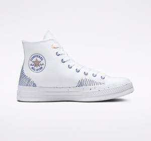 Zapatillas Altas Converse Chuck 70 Stitched Tenis Indigo | CV-315CJQ