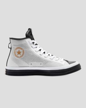 Zapatillas Altas Converse Chuck 70 Then & Now Tenis Negras Blancas | CV-860BUQ