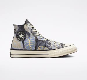 Zapatillas Altas Converse Chuck 70 Tropical Leaf Tenis Negras | CV-038PGY