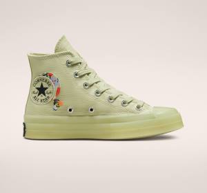 Zapatillas Altas Converse Chuck 70 We Are Stronger Together Tenis Verde Oliva Negras | CV-630KMN