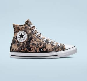 Zapatillas Altas Converse Chuck Taylor All Star Dip Dye Tenis Negras Blancas | CV-108GKS