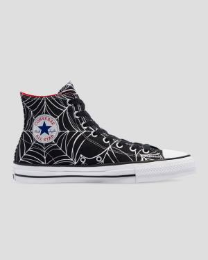 Zapatillas Altas Converse Chuck Taylor All Star Pro Roll Up Tenis Negras | CV-125XTV