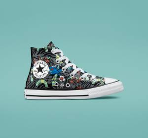 Zapatillas Altas Converse Chuck Taylor All Star Plants Tenis Negras Verde Claro Blancas | CV-482NKZ