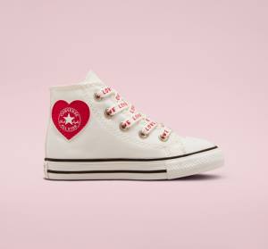 Zapatillas Altas Converse Chuck Taylor All Star Crafted with Love Tenis Blancas Rojas | CV-571OWC