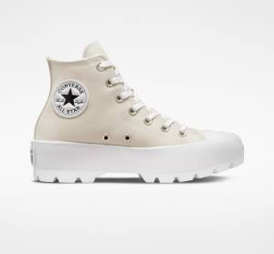 Zapatillas Altas Converse Chuck Taylor All Star Lugged Seasonal Color Tenis Marrones Blancas Negras | CV-598BRX