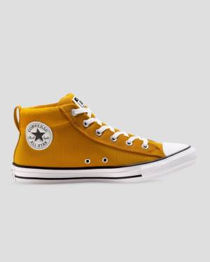 Zapatillas Altas Converse Chuck Taylor All Star Calle Mix And Match Tenis Amarillo | CV-643UVN