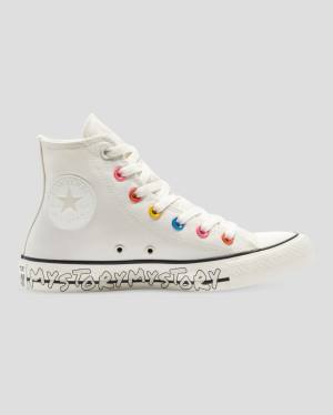 Zapatillas Altas Converse Chuck Taylor All Star My Story Tenis Beige | CV-908XHG