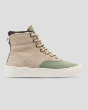 Zapatillas Altas Converse Jungle Cloth Skidgrip Tenis Marrones Verde | CV-958QAT