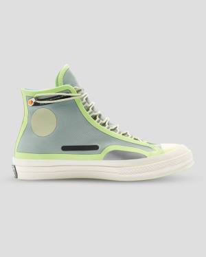 Zapatillas Altas Converse Seam Tape Chuck 70 Tenis Verde | CV-123YZB