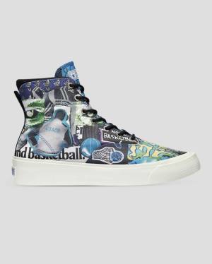 Zapatillas Altas Converse Skidgrip Beat The World Tenis Multicolor | CV-640VWR