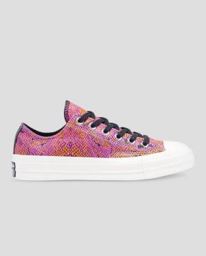 Zapatillas Bajas Converse Chuck 70 Cuero Printed Tenis Rosas Naranjas | CV-089YLW