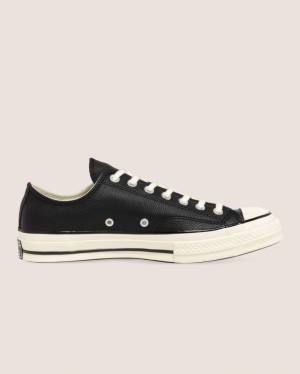 Zapatillas Bajas Converse Chuck 70 Seasonal Cuero Tenis Negras | CV-839XZW