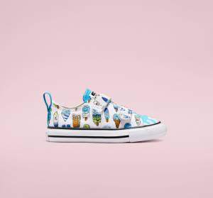 Zapatillas Bajas Converse Chuck Taylor All Star Easy-On Frozen Treats Tenis Blancas Azules Verde Claro | CV-086AVP