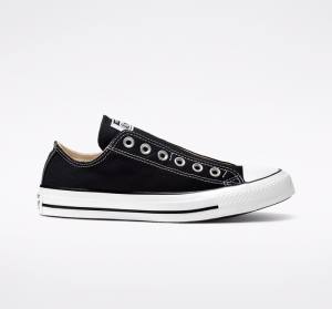 Zapatillas Bajas Converse Chuck Taylor All Star Slip Tenis Negras Blancas | CV-251YEZ