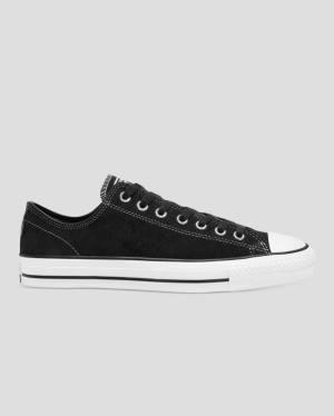 Zapatillas Bajas Converse Chuck Taylor All Star Pro Gamuza Tenis Negras | CV-367OHZ