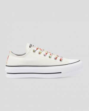 Zapatillas Bajas Converse Chuck Taylor All Star Lift Garden Party Tenis Beige | CV-451QOW