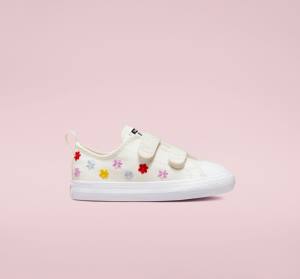 Zapatillas Bajas Converse Chuck Taylor All Star Easy-On Floral Embroidery Tenis Blancas Blancas | CV-960ZSK