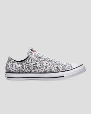 Zapatillas Bajas Converse Keith Haring Chuck Taylor All Star Tenis Blancas Negras Rojas | CV-312ZQU