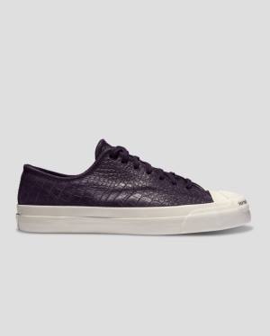 Zapatillas Bajas Converse Pop Trading Co Jack Purcell Pro Tenis Moradas Negras | CV-213ZJP