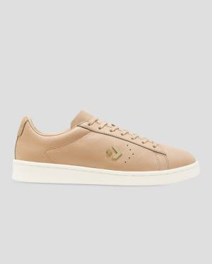 Zapatillas Bajas Converse Pro Cuero Horween Tenis Kaki | CV-821DPS