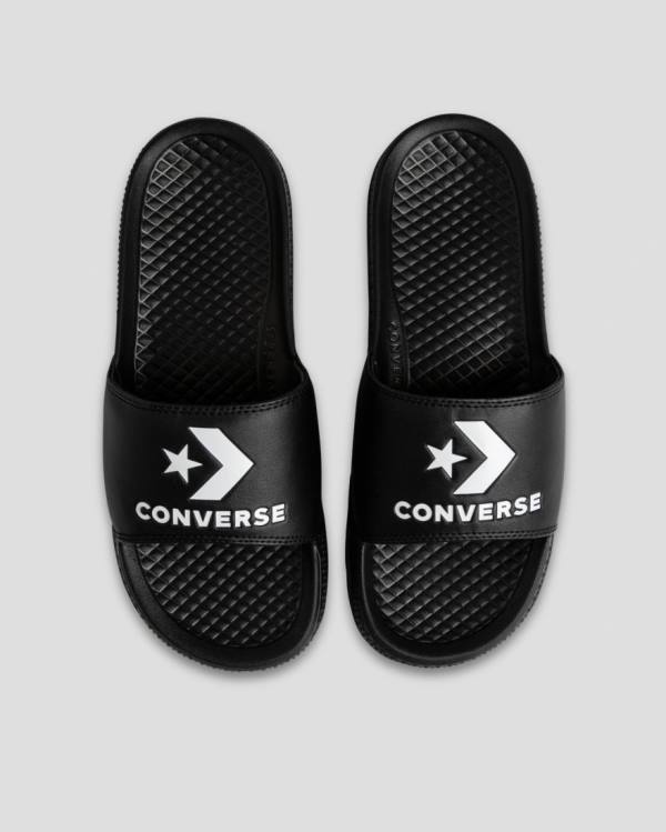 Sandalias Converse Chuck Taylor All Star Chanclas Negras | CV-164TRA