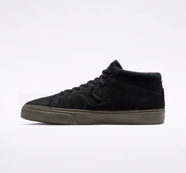 Tenis Para Montar Tabla Converse CONS Louie Lopez Pro Nubuck Cuero Tenis Negras Marrones Claro | CV-230LAO