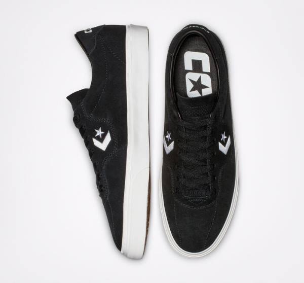 Tenis Para Montar Tabla Converse CONS Louie Lopez Pro Tenis Negras Blancas | CV-398WYL