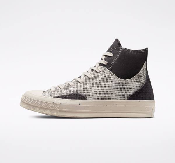 Zapatillas Altas Converse Chuck 70 Crafted Lona Tenis Marrones | CV-104FUX