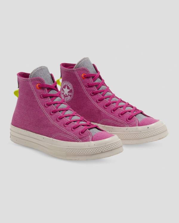 Zapatillas Altas Converse Chuck 70 Renew Regrind Foxing Tenis Rosas | CV-308ARL