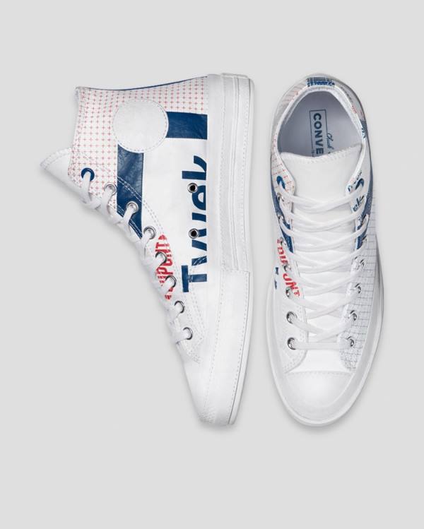 Zapatillas Altas Converse Chuck 70 Tyvek Tenis Blancas | CV-125CIX