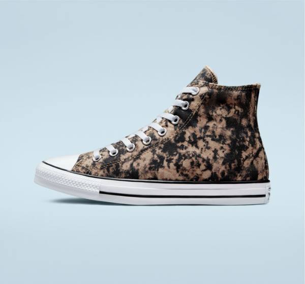 Zapatillas Altas Converse Chuck Taylor All Star Dip Dye Tenis Negras Blancas | CV-047UGV