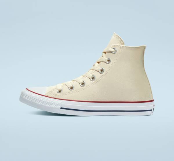 Zapatillas Altas Converse Chuck Taylor All Star Natural Ivory Tenis Beige | CV-067AMX