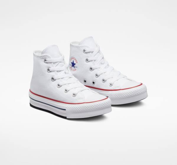 Zapatillas Altas Converse Chuck Taylor All Star Lift Plataforma Tenis Blancas Rojas Oscuro Azul Marino | CV-104OEV