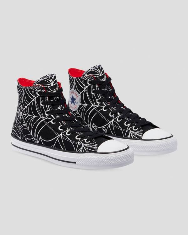 Zapatillas Altas Converse Chuck Taylor All Star Pro Roll Up Tenis Negras | CV-125XTV