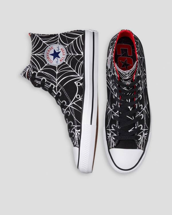 Zapatillas Altas Converse Chuck Taylor All Star Pro Roll Up Tenis Negras | CV-125XTV