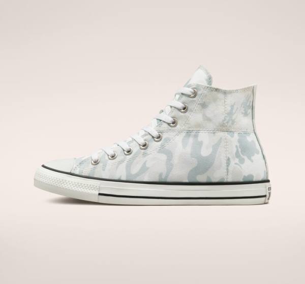 Zapatillas Altas Converse Chuck Taylor All Star Split Panel Camo Tenis Blancas Gris | CV-134JUN