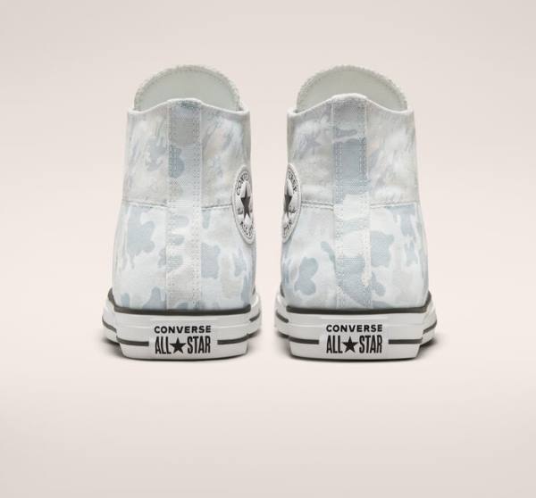 Zapatillas Altas Converse Chuck Taylor All Star Split Panel Camo Tenis Blancas Gris | CV-134JUN