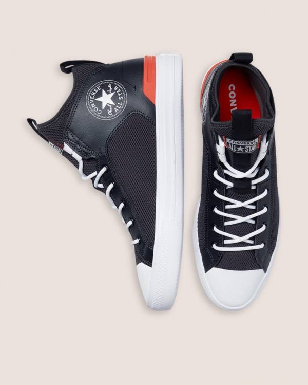 Zapatillas Altas Converse Chuck Taylor All Star Summer Daze Ultra Tenis Negras | CV-154PWD