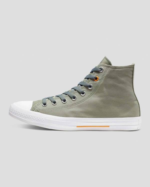 Zapatillas Altas Converse Chuck Taylor All Star Flight School Tenis Verde | CV-160BCX