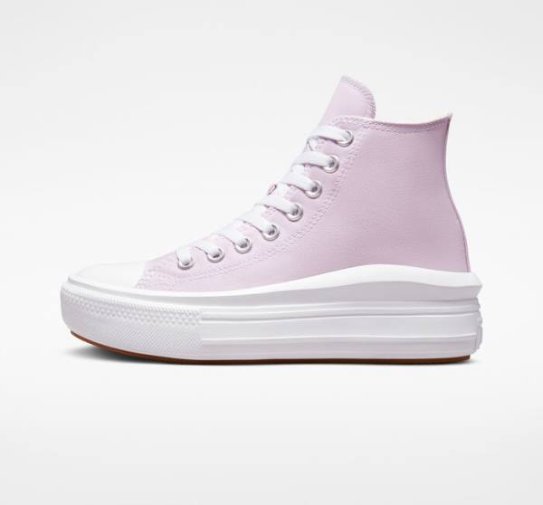 Zapatillas Altas Converse Chuck Taylor All Star Move Plataforma Seasonal Color Tenis Blancas Blancas | CV-192GMA