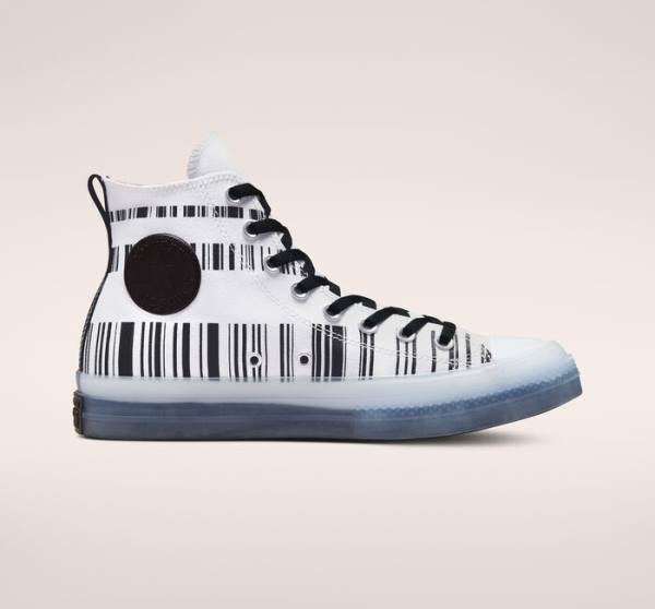 Zapatillas Altas Converse Chuck Taylor All Star CX Translucent Barcode Tenis Blancas Negras | CV-217TXV