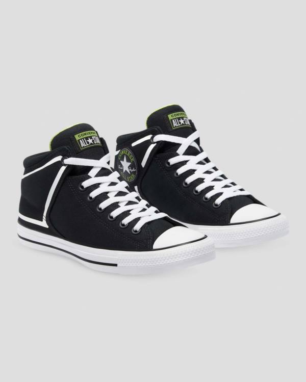 Zapatillas Altas Converse Chuck Taylor All Star High Calle Dramatic Nights Tenis Negras | CV-341JOT