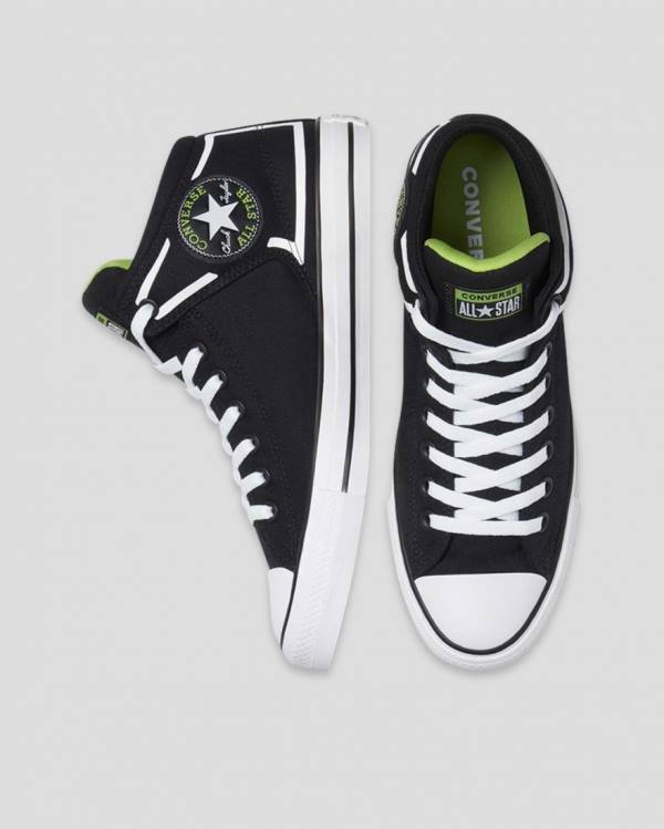 Zapatillas Altas Converse Chuck Taylor All Star High Calle Dramatic Nights Tenis Negras | CV-341JOT